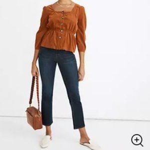 Madewell Sz. 30 Cali Demi-Boot in Larkspur Wash